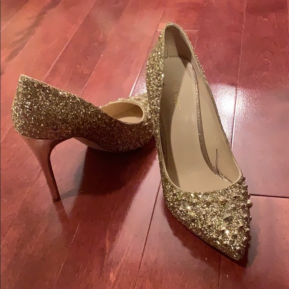 Gold pumps - Picture 1 of 2